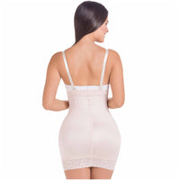 Fajas MariaE FU112 | Vestido camisero moldeador para mujer | Mejora de abdomen y caderas