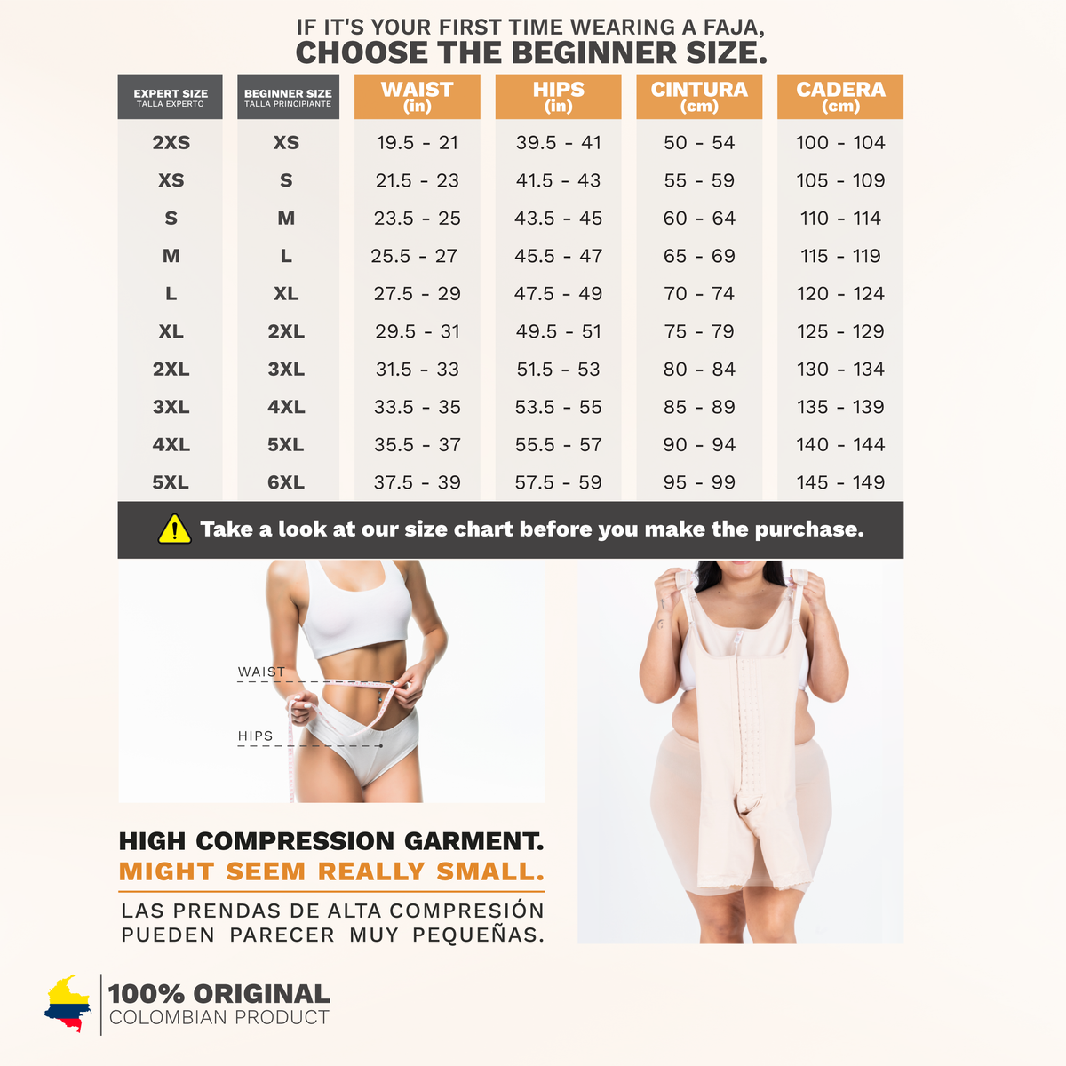 Fajas MariaE RA004 | Fajas Colombianas Chaleco Compresion | Faja Busto Abierto Control Abdomen