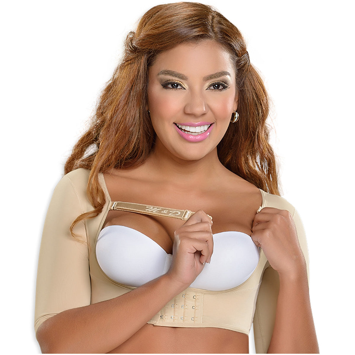 Fajas MYD 0004 Compression Vest Surgical Bra with Implant Stabilizer and Sleeves