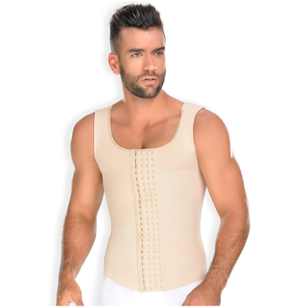 Fajas MYD 0060 Compression Vest Shirt Body Shaper for Men /  Daily Use