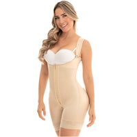 Fajas MYD F 0269 Open Bust Post Surgery Faja for Women Mid Thigh Shaper