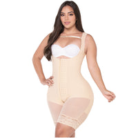 Fajas MYD 0485 Post Cirugía Medio Muslo Shapewear Body Para Guitarra