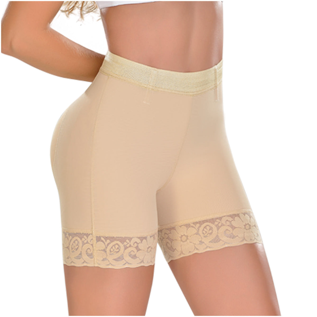 Fajas MYD 0322 Pantalones cortos moldeadores de cintura alta para adelgazar el muslo para mujer