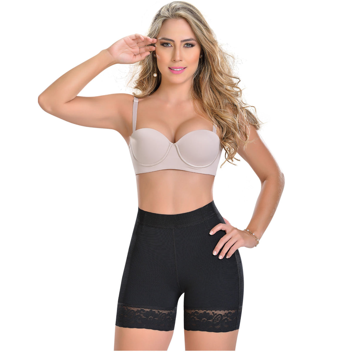 0323 High Waist Compression Shorts for Women / Powernet – New Body
