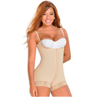 Fajas MYD 0047 Strapless Mid Thigh Body Shaper for Women / Powernet - Pal Negocio