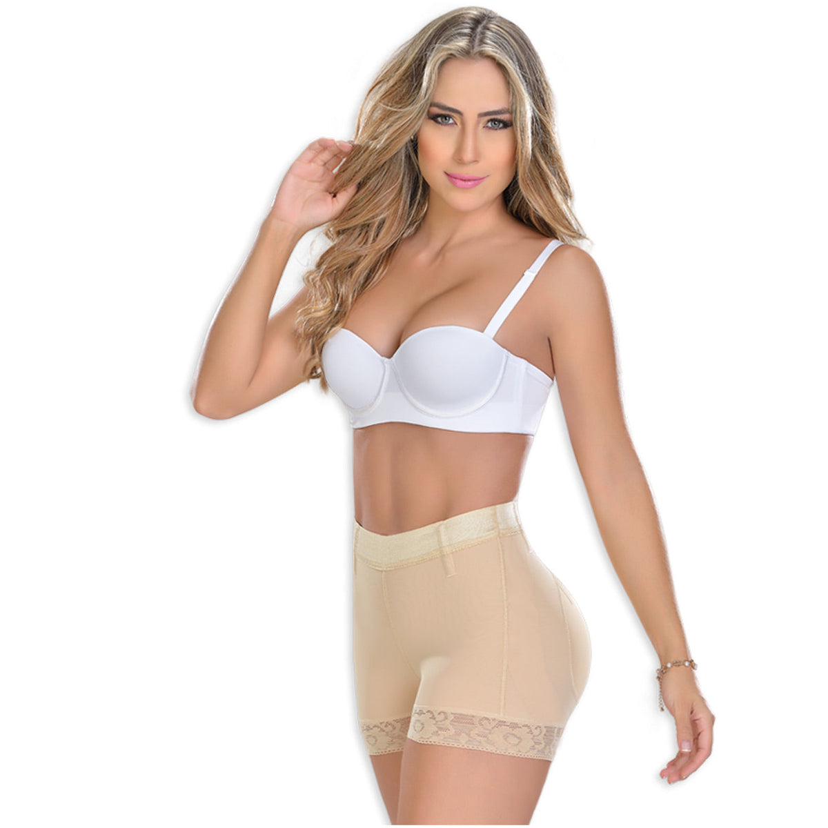 Fajas MYD 0321 Pantalones cortos de compresión moldeadores de cintura alta para mujer