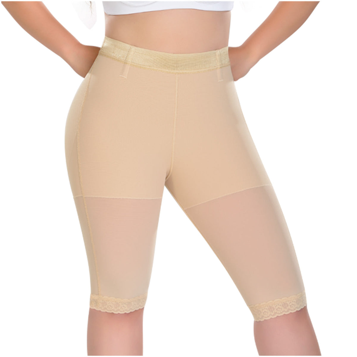 Fajas MYD 0323 Shorts de Compresión de Cintura Alta para Mujer