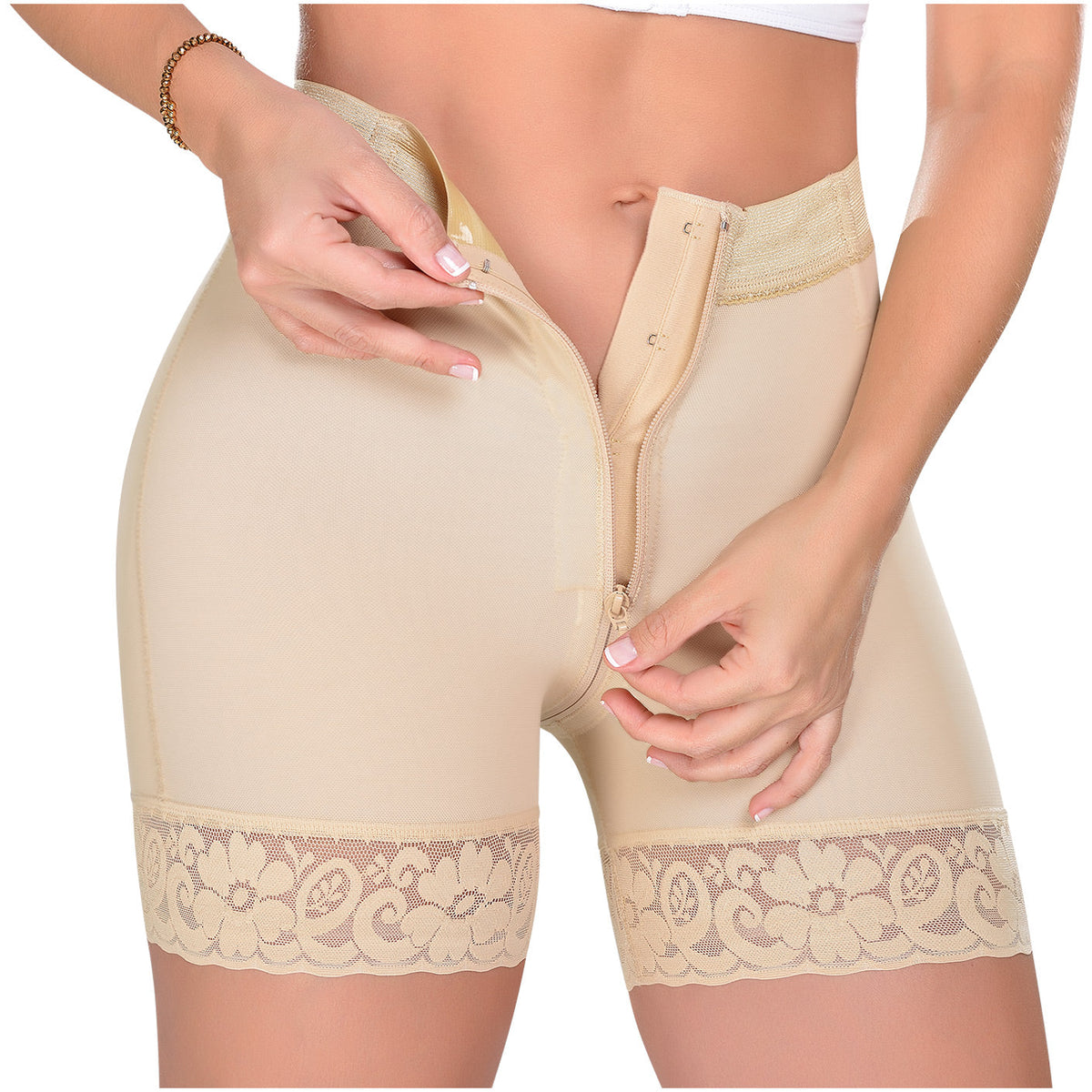 Fajas MYD 3722 Pantalones cortos de compresión de cintura alta para mujer