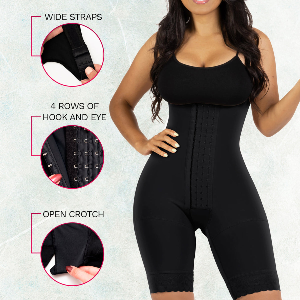 Shapewear For Women Tummy Control Plus Size Waist Trainer Corset Full Body  Shaper For Butt Lifter And Thigh Slimmer Faja