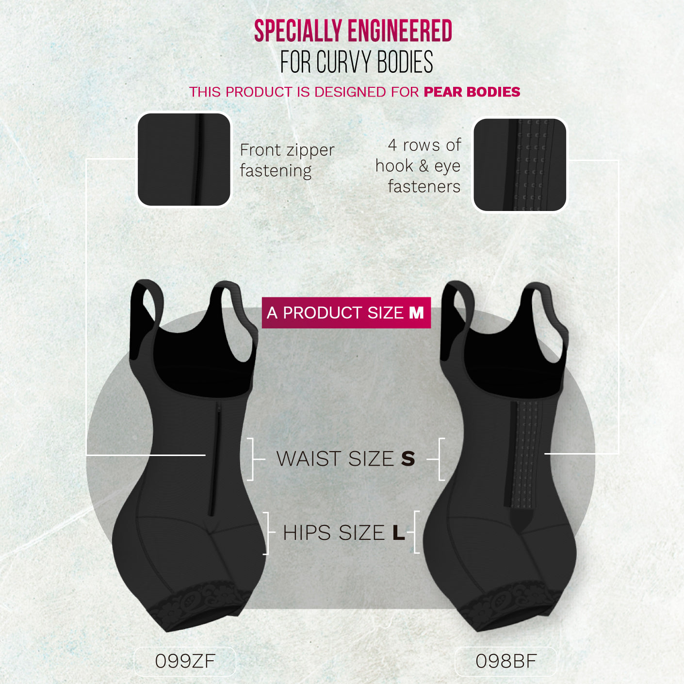 Shapewear & Fajas The Best Faja Fresh and Light-Bodysuit tops for women  Body Shaper Waist Cincher with side-flexible boning tabletop flat stoma 