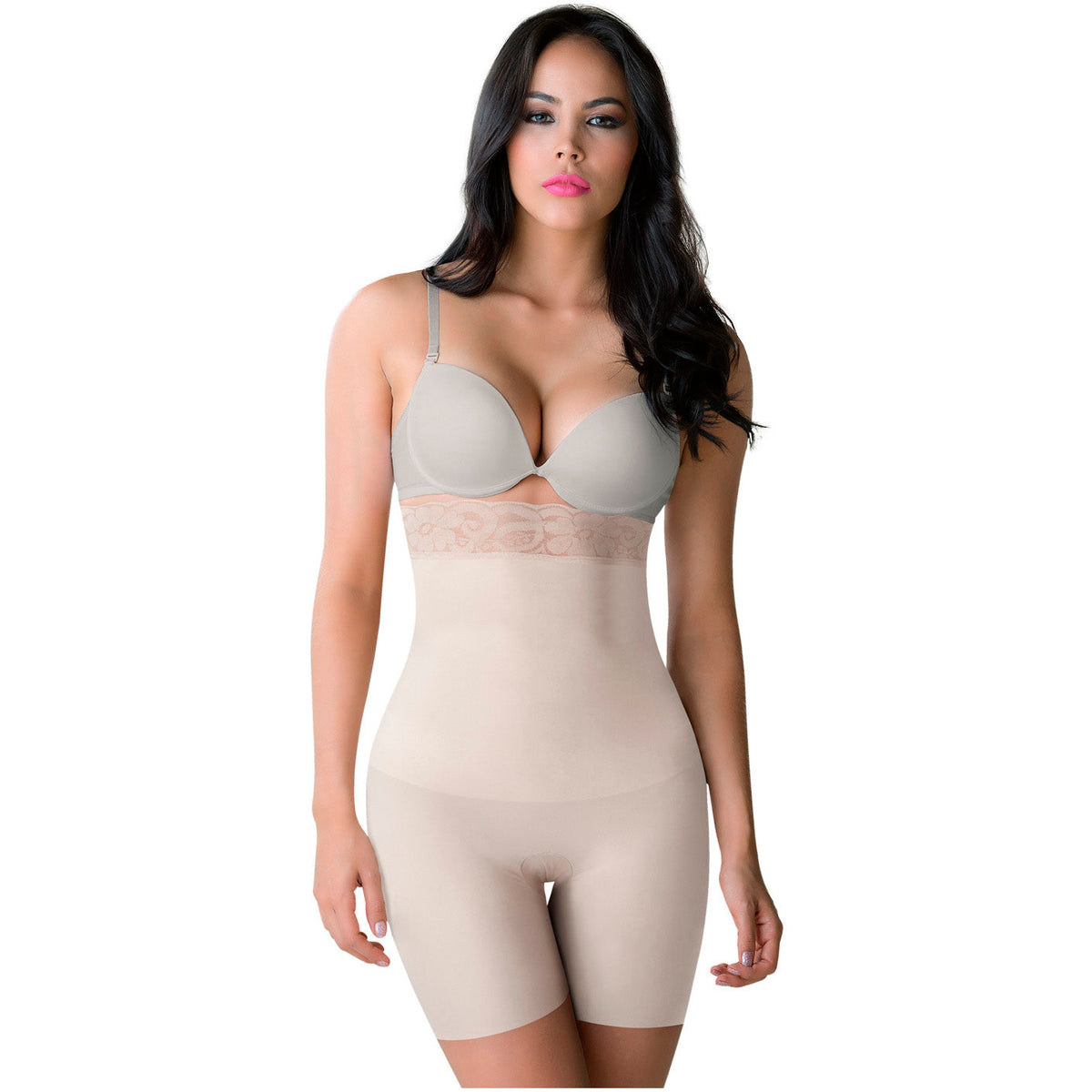 ROMANZA 2050 High Waisted Shorts for Women | Butt Lifter Body Shaper