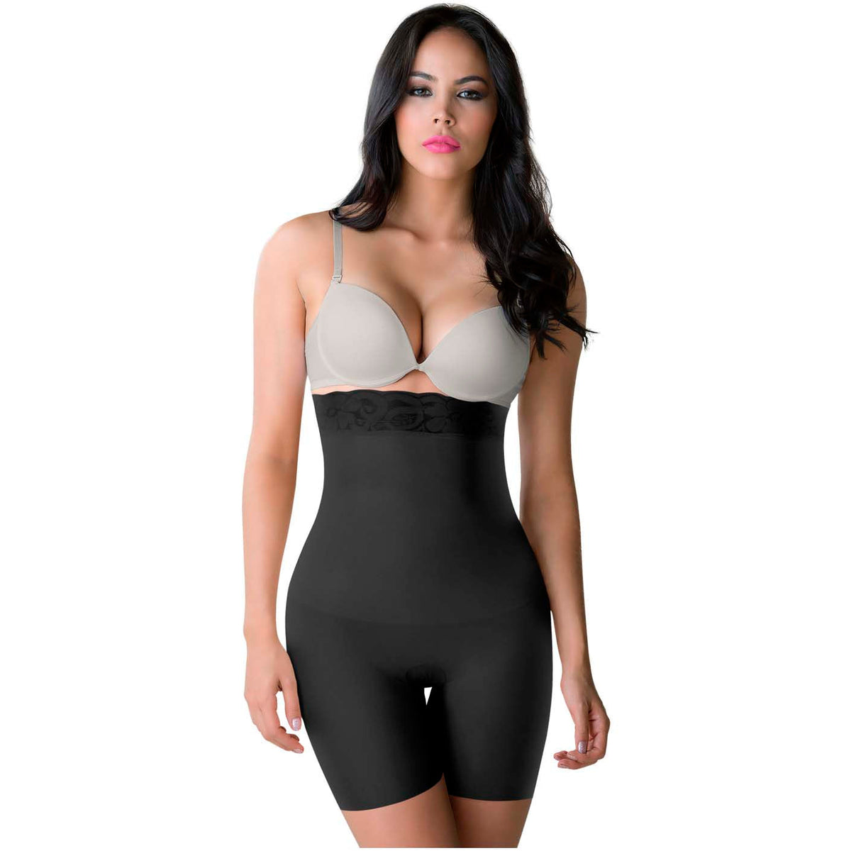 ROMANZA 2050 High Waisted Shorts for Women | Butt Lifter Body Shaper
