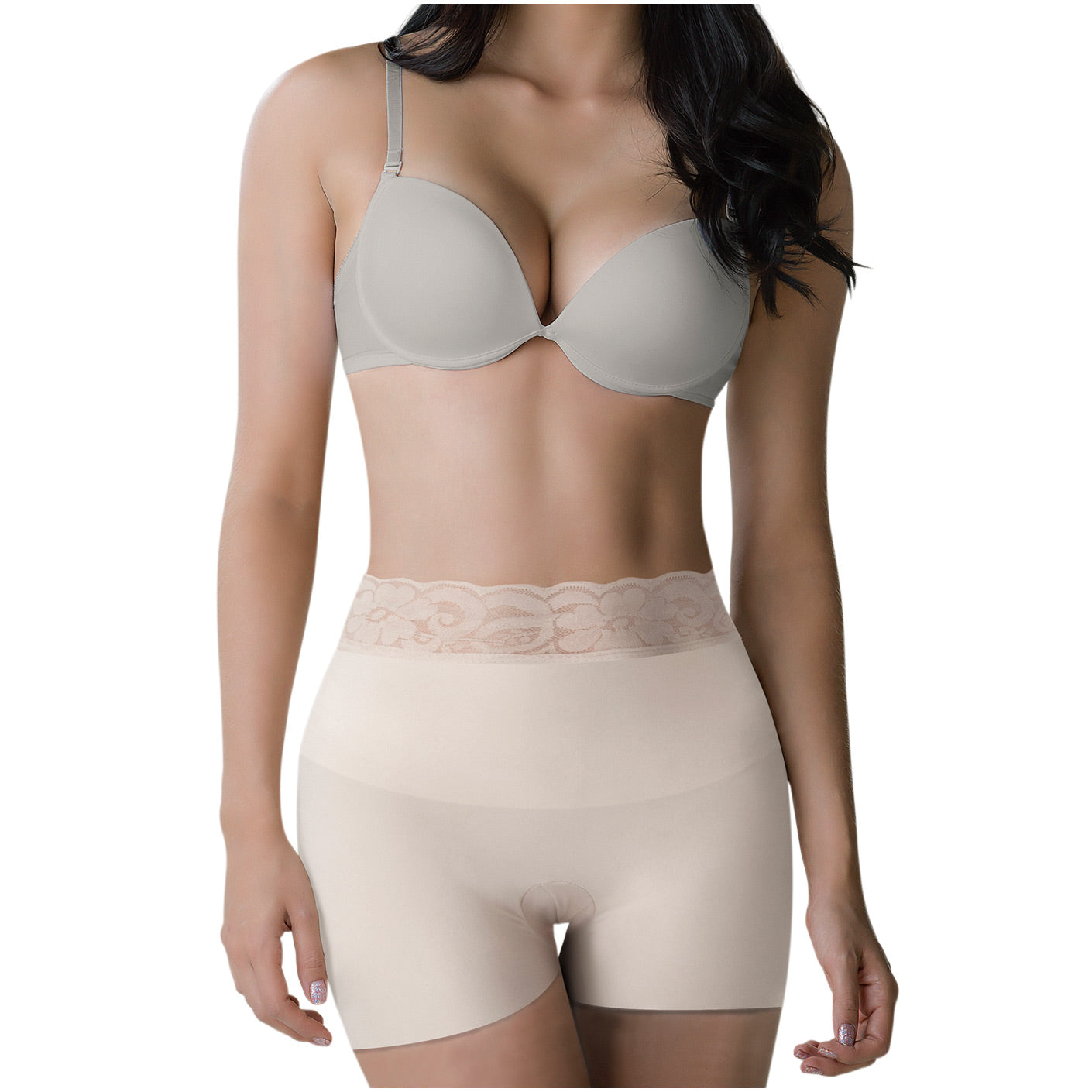 ROMANZA 2054 Slimming Shaper Shorts | Mid Rise & Tummy Control