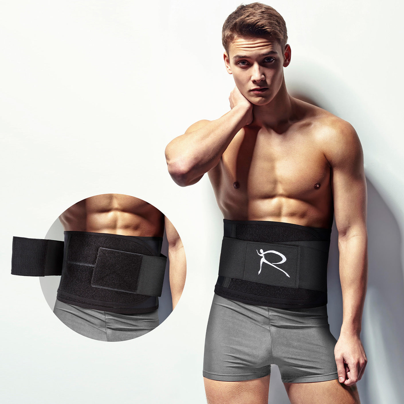 ROMANZA 2499 Womens Waist Trainer Cincher | Workout Body Shaper | Latex
