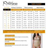 ROMANZA 2499 Womens Waist Trainer Cincher | Workout Body Shaper | Latex