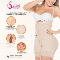 Fajas Salome 0215 Daily Use Strapless Butt Lifter Shapewear for Dress