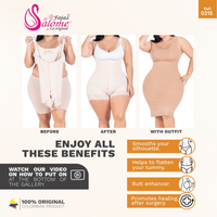 Fajas Salome 0215 Daily Use Strapless Butt Lifter Shapewear for Dress