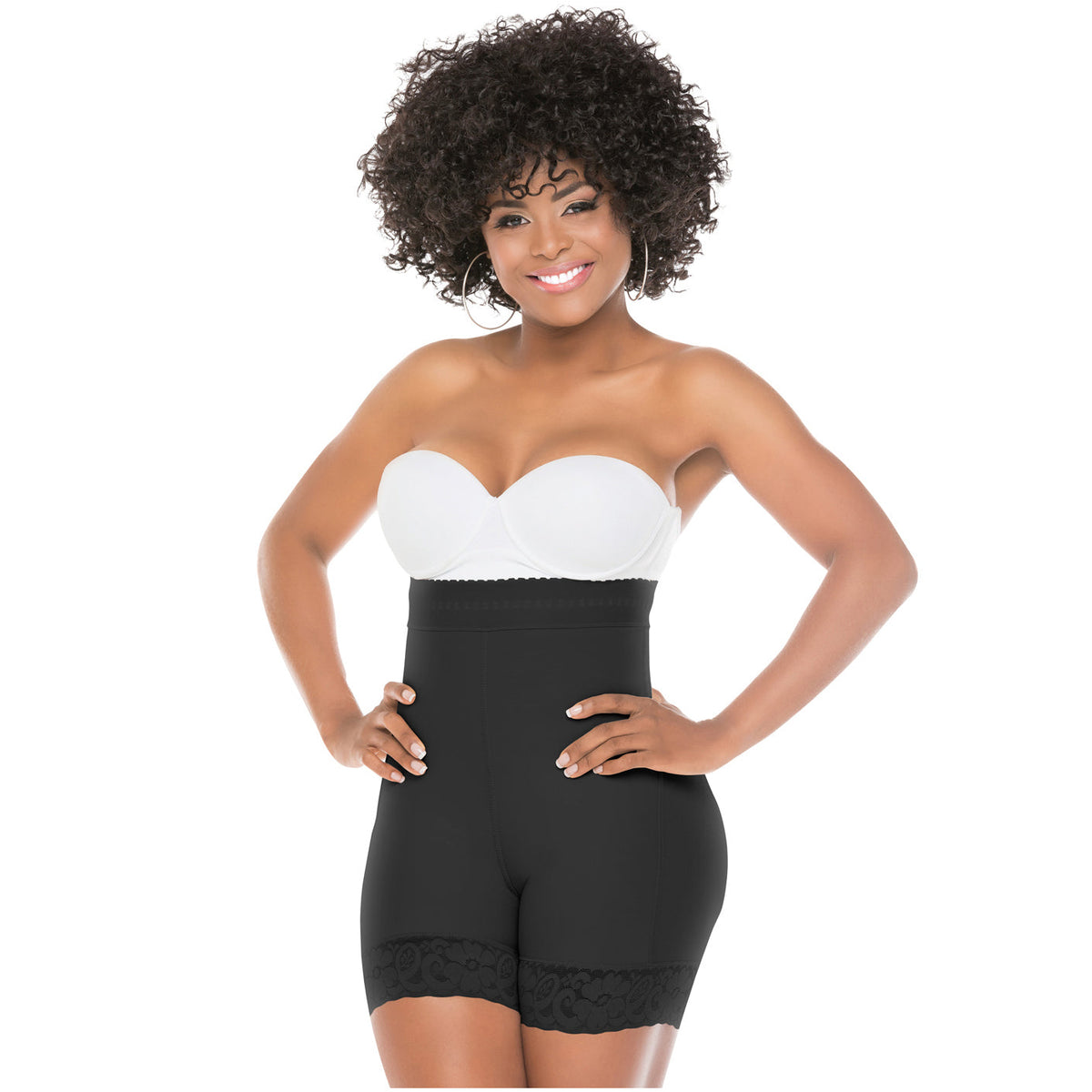 Fajas Salome 0218 Girdle High-Waist Shorts |Daily Use Body Shaper with Butt Lift & Tummy Control