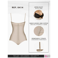 Fajas Salome 0414 | Strapless Butt Lifter Tummy Control Shapewear for Women | Powernet - Pal Negocio