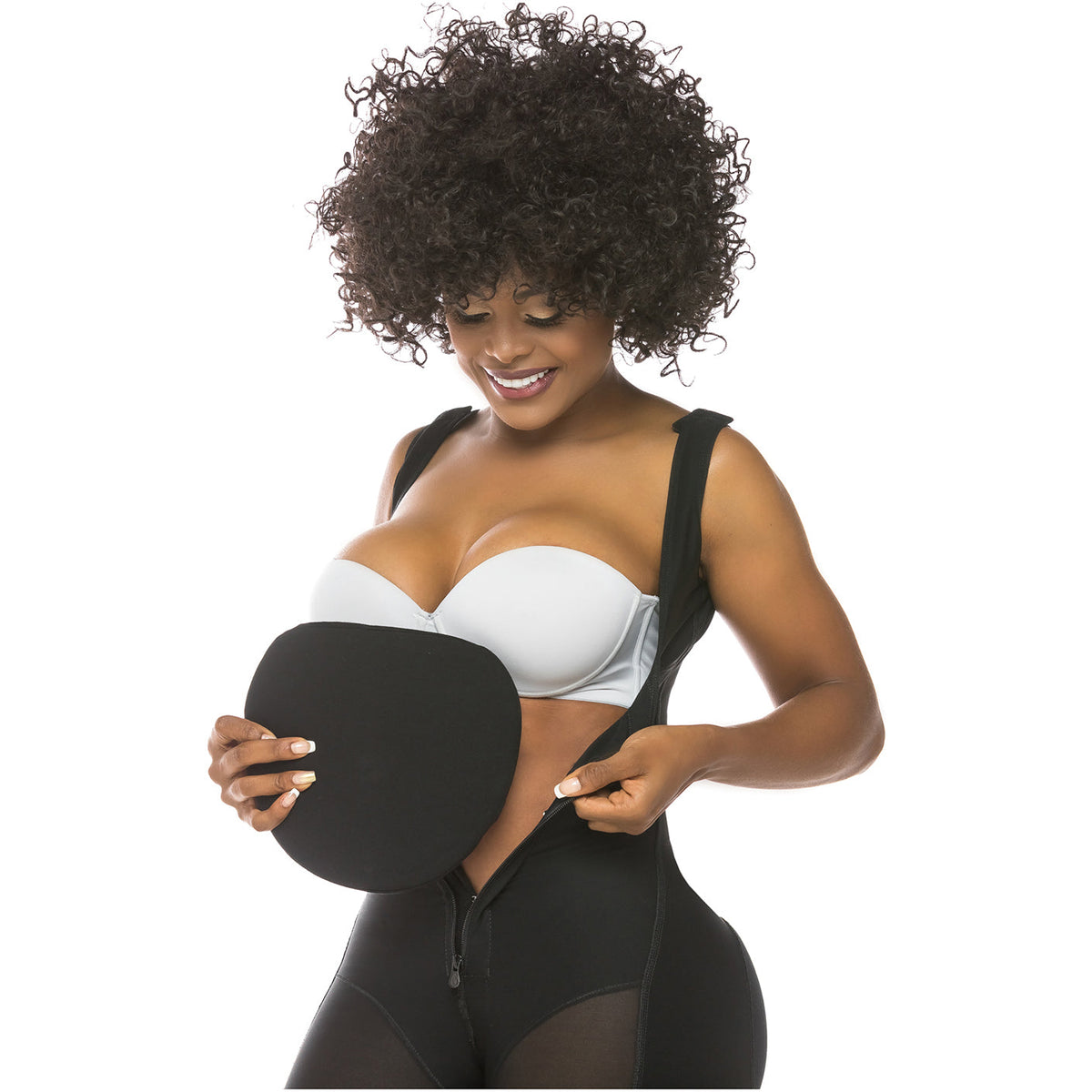 Fajas Salome 2507 | Flattening Abdominal Compression Board After Lipo | Tummy Tuck Womens Ab Board Surgery Accessory | Lycra Spandex - Pal Negocio