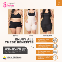 Fajas Salome 0313 | Waist Trainer Vest Tummy Control Compression Garment for Women