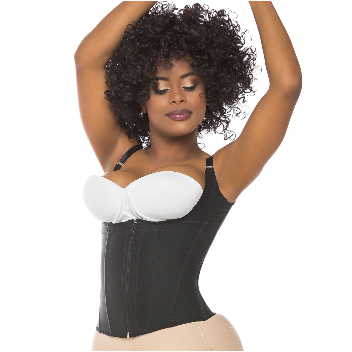 Fajas Salome 0313 | Waist Trainer Vest Tummy Control Compression Garment for Women