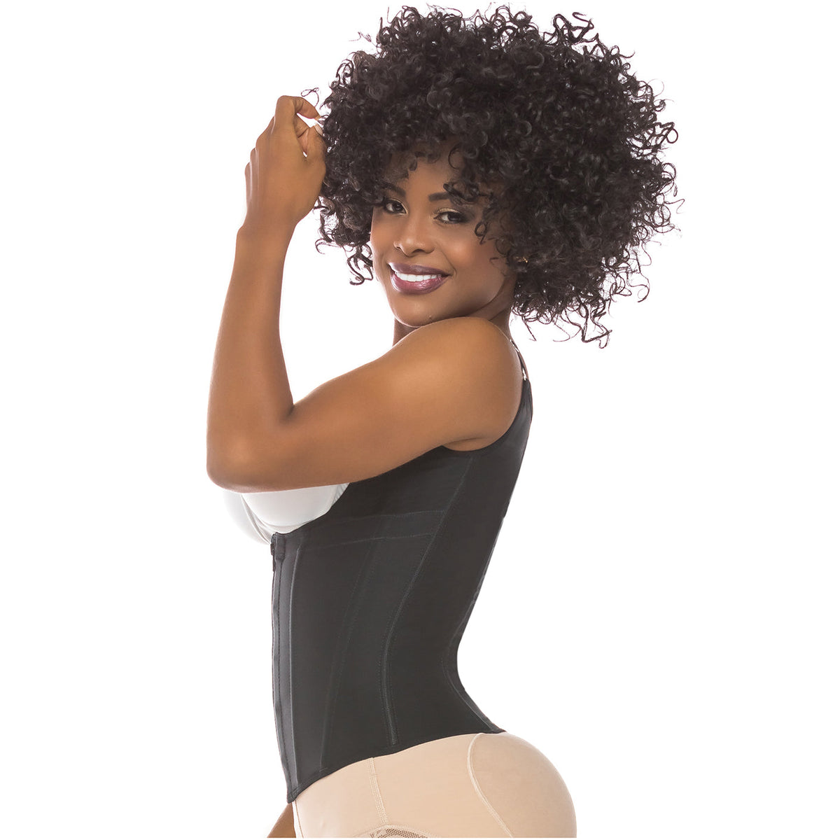 Fajas Salomé 0313 | Chaleco de entrenamiento de cintura Prenda de compresión de control de barriga para mujer