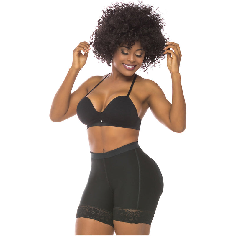 Fajas Salome 0321 | High Waist Compression Slimmer Butt Lifter Shapewear Shorts | Powernet - Pal Negocio