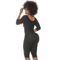 Fajas Salome 0525 Tummy Control Butt Lifter Knee And  Post Surgery Bodysuit Full Body Shaper for Women