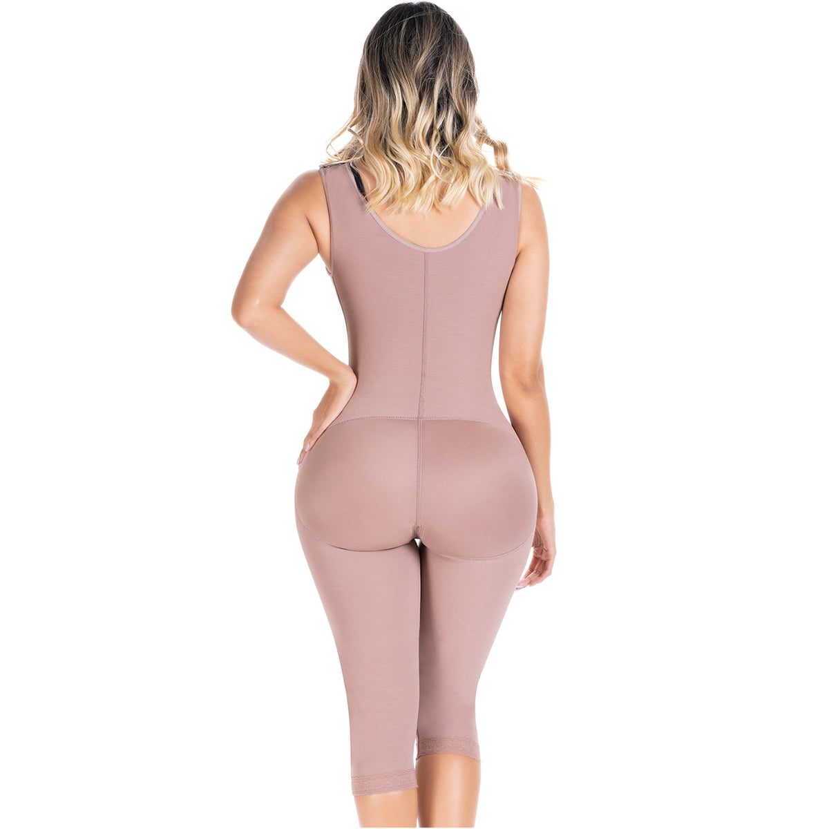 SONRYSE 014ZL  Knee Length with Built-in bra & High Back | Post Surgery and Postpartum Use