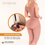 SONRYSE 014ZL  Knee Length with Built-in bra & High Back | Post Surgery and Postpartum Use