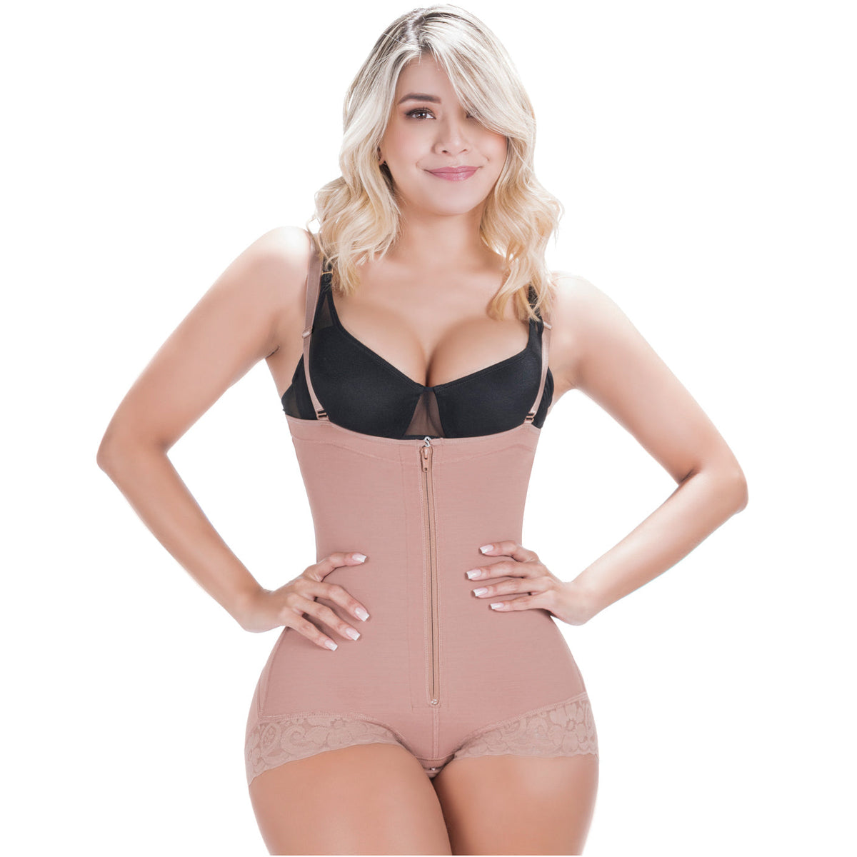 SONRYSE 021ZF | Post Cirugía Fajas después de Tummy Tuck y Open Bust Panty Shapewear