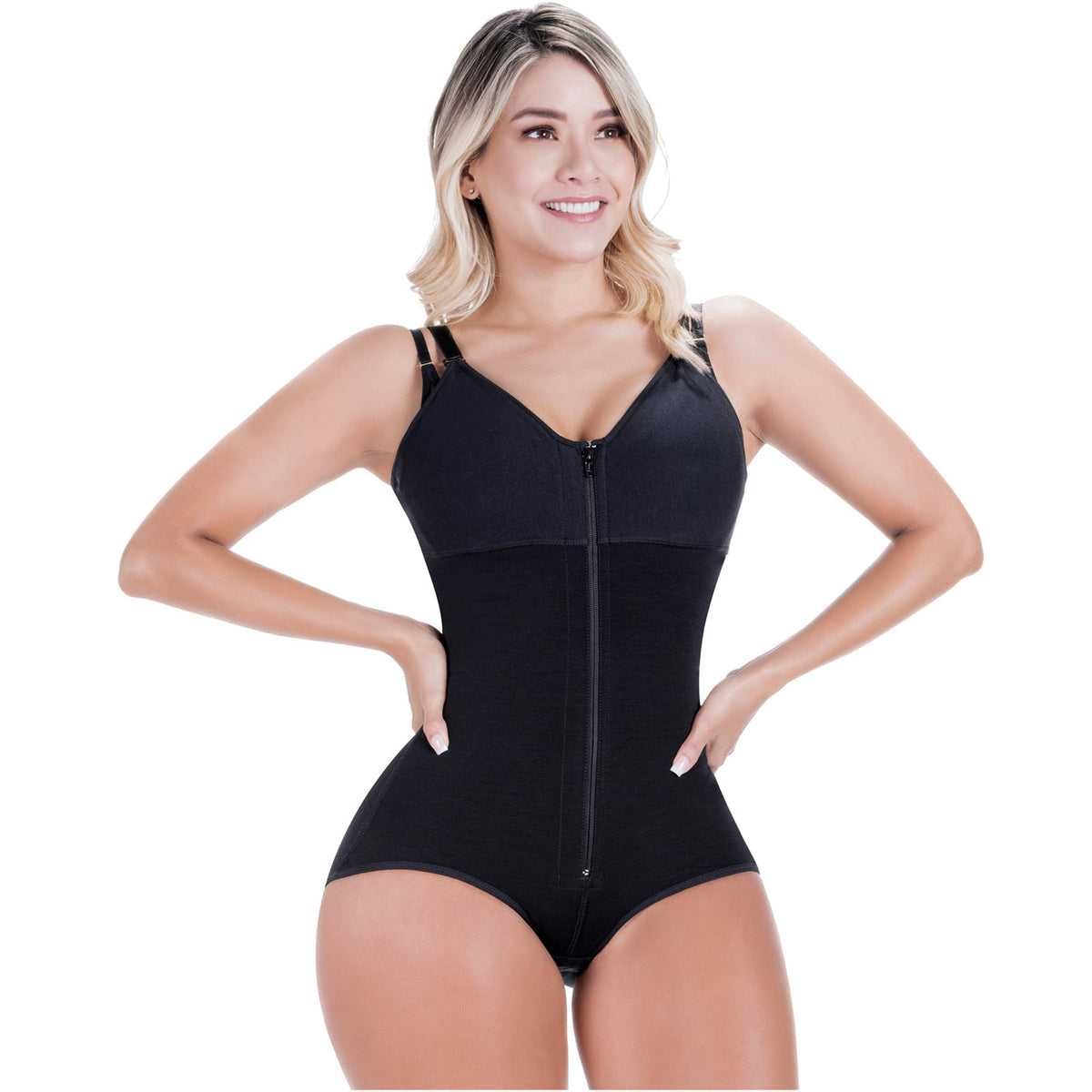 SONRYSE 022ZF  Postpartum Faja after Tummy Tuck Post Surgery Open Bust Panty Shapewear Bodysuit