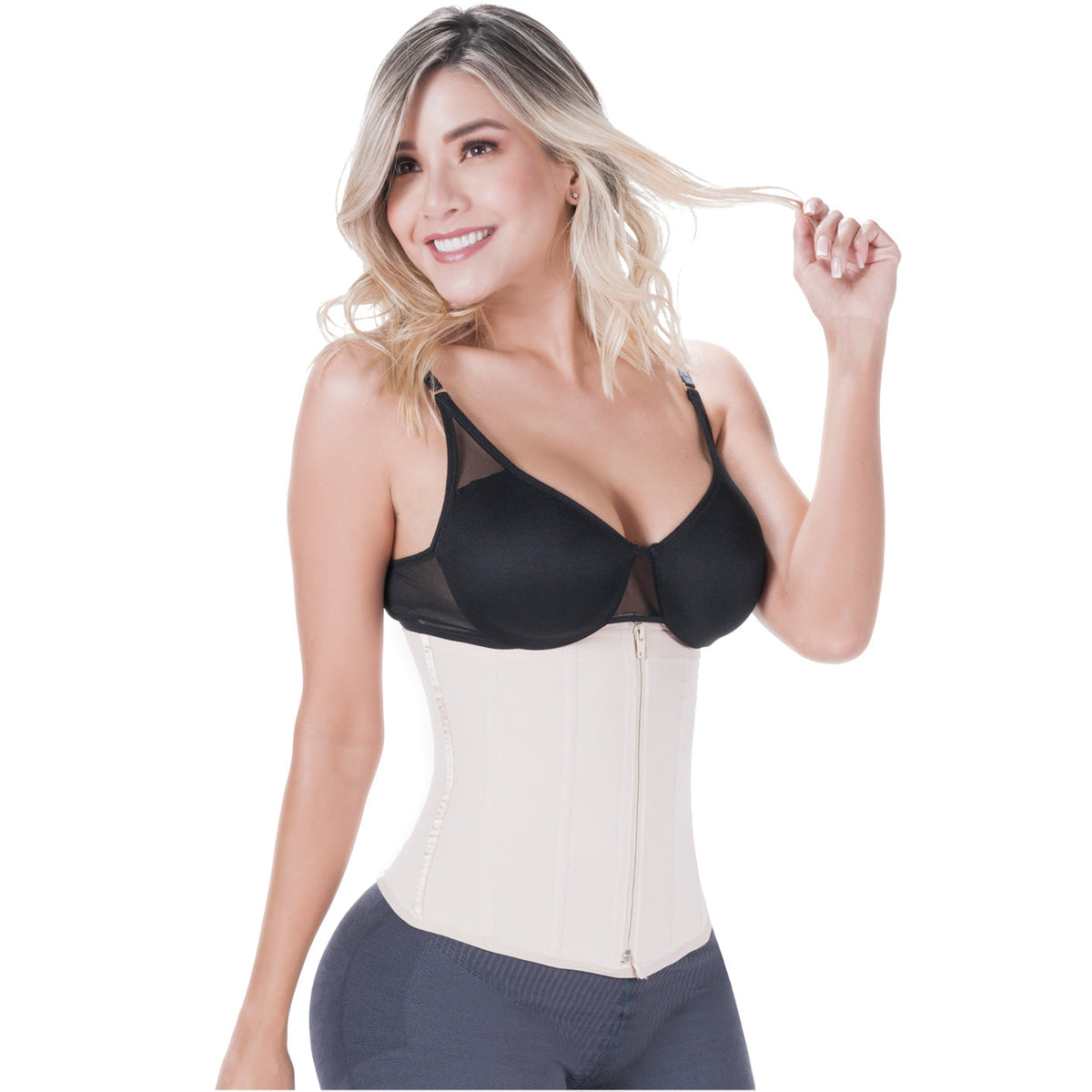 SONRYSE 023ZF Tummy Control Waist Cincher Open Bust Girdl