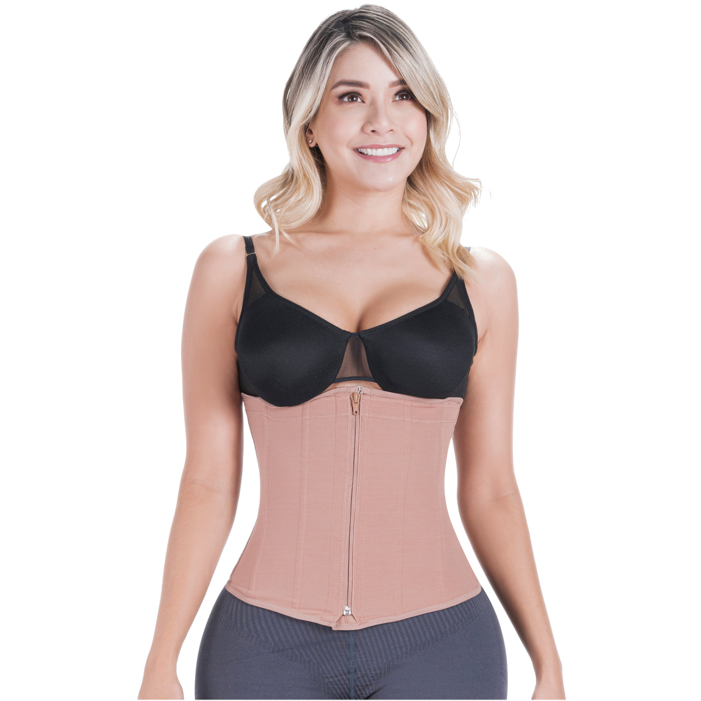 SONRYSE 023ZF Tummy Control Waist Cincher Open Bust Girdl