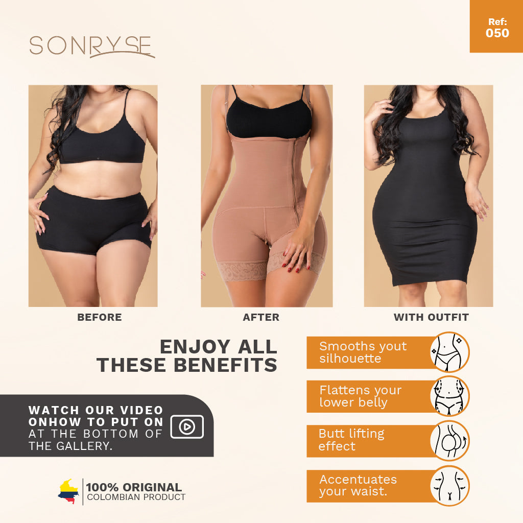 SONRYSE 050ZL Fajas Colombianas Postpartum Stage 2 Lipo Compression Garment | Daily Use