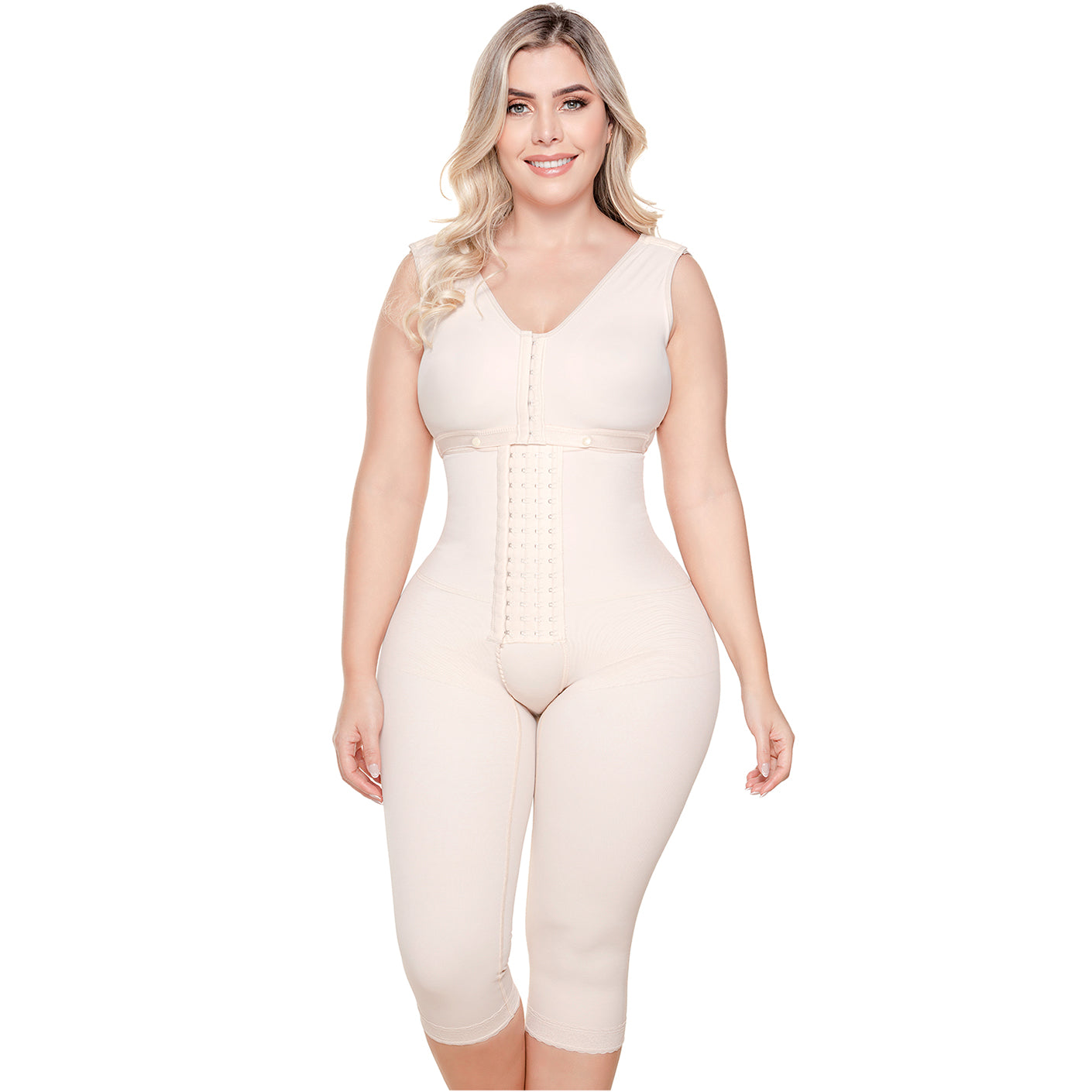SONRYSE 052  Full Body Shaper for Post Surgery with Built-in Bra | Butt Lifting  and Tummy Control