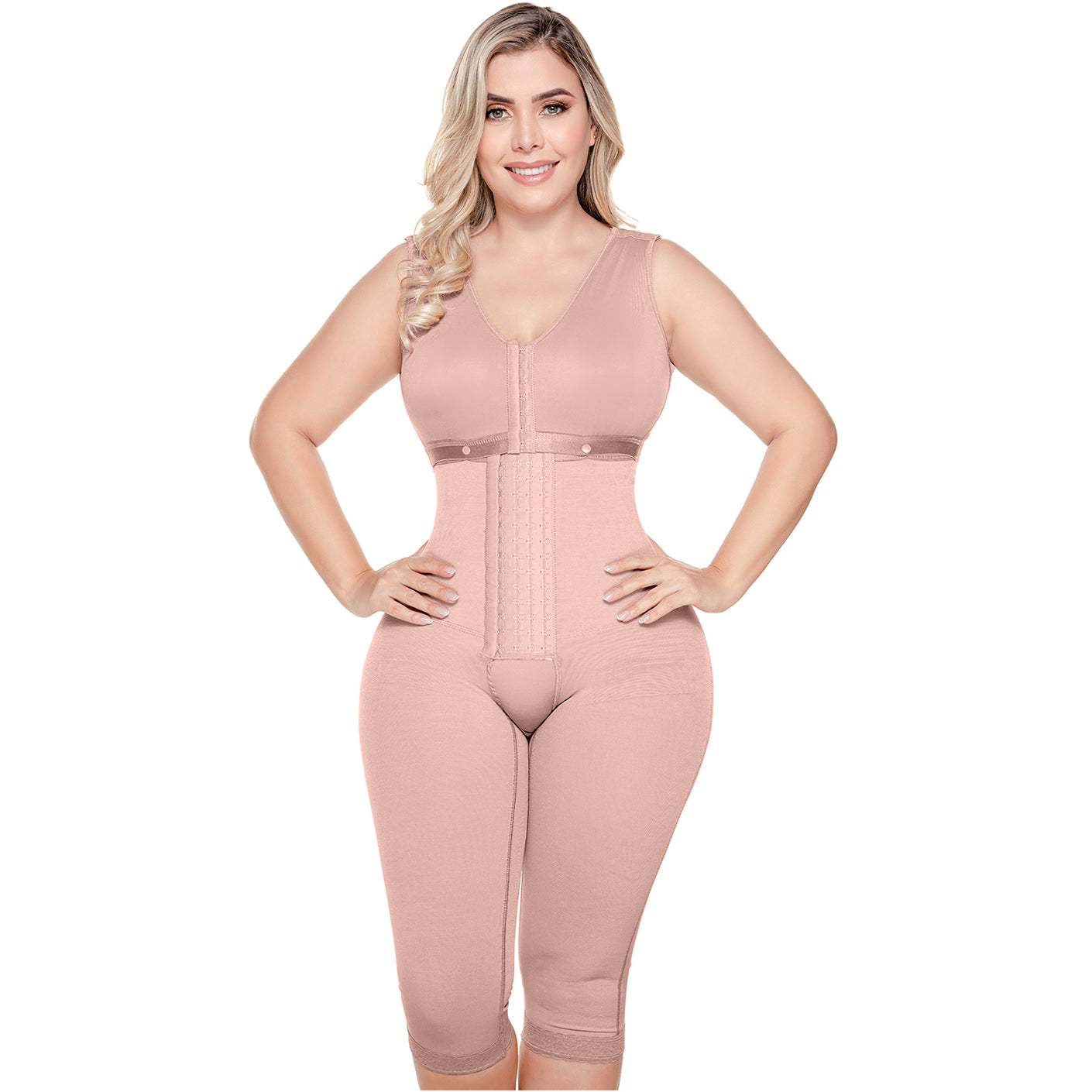 SONRYSE 052  Full Body Shaper for Post Surgery with Built-in Bra | Butt Lifting  and Tummy Control