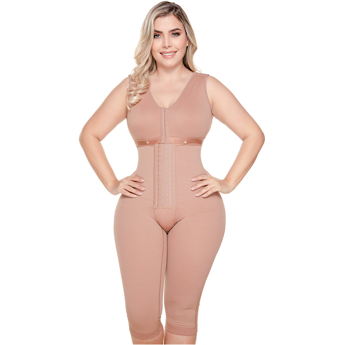 SONRYSE 052  Full Body Shaper for Post Surgery with Built-in Bra | Butt Lifting  and Tummy Control