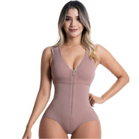 SONRYSE 055ZF | Panty Bodysuit Shapewear with Built-in Bra | Postpartum and Daily Use