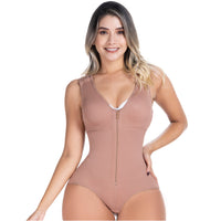 SONRYSE 055ZF | Panty Bodysuit Shapewear with Built-in Bra | Postpartum and Daily Use