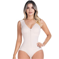 SONRYSE 055ZF | Panty Bodysuit Shapewear with Built-in Bra | Postpartum and Daily Use