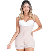 SONRYSE 068BF Postpartum & Post Surgery Tummy Tuck Lipo Compression Garment Open Bust Short Shapewear Bodysuit