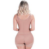 SONRYSE 068BF Postpartum & Post Surgery Tummy Tuck Lipo Compression Garment Open Bust Short Shapewear Bodysuit