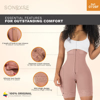 SONRYSE 072BF Tummy Control Butt Lifting Shapewear Shorts | Daily Use