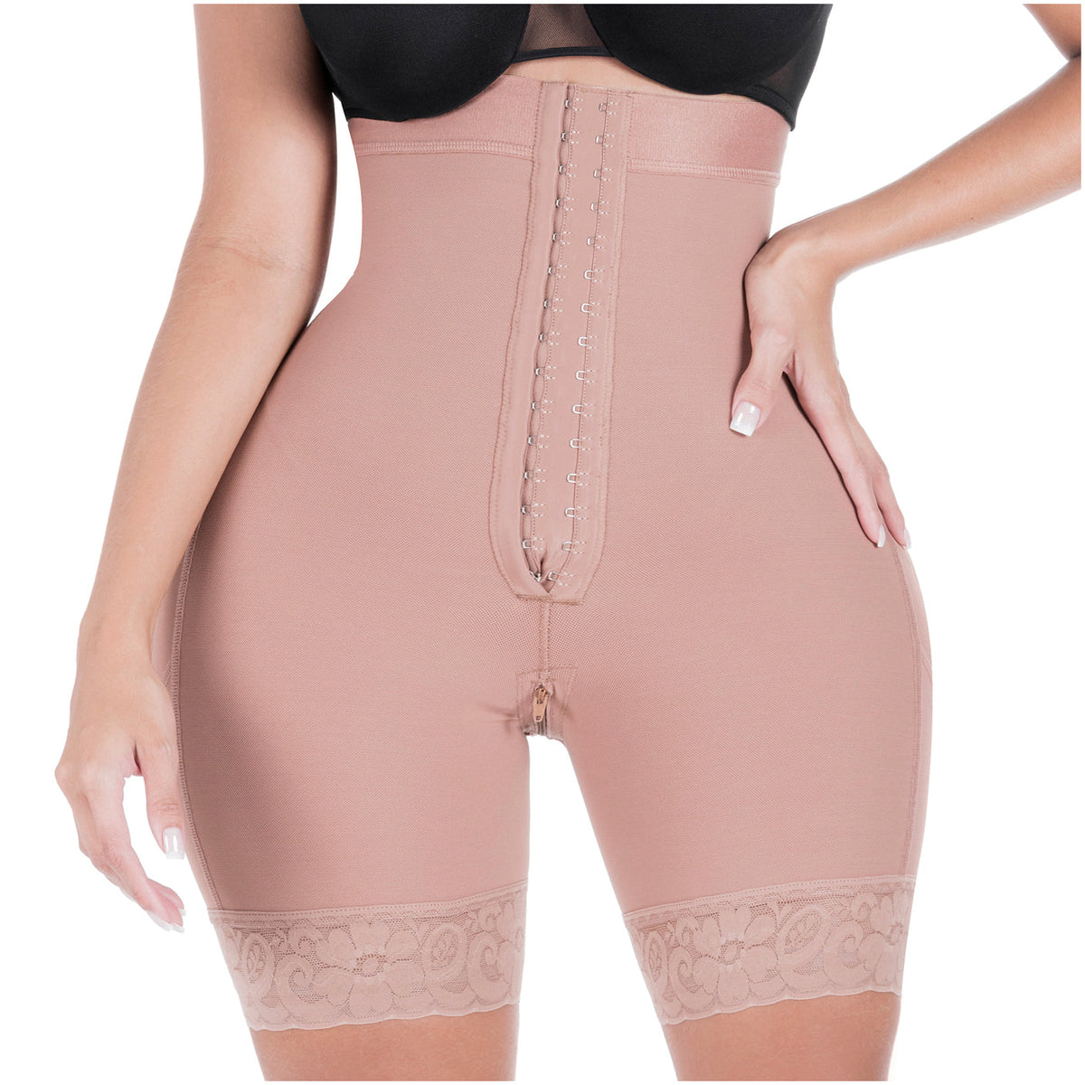 SONRYSE 072BF Pantalones cortos para levantamiento de glúteos con control de barriga | Uso diario