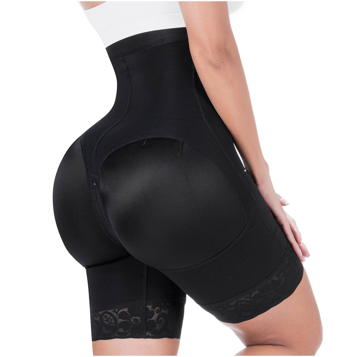 SONRYSE 072BF Pantalones cortos para levantamiento de glúteos con control de barriga | Uso diario