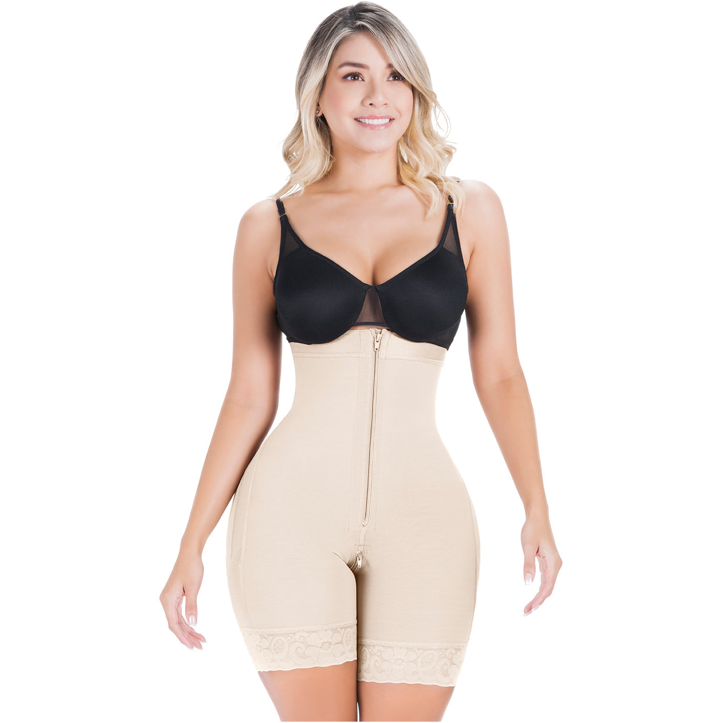 SONRYSE 073ZF High Waisted Shapewear Shorts | Daily Use Butt Lifting Garment