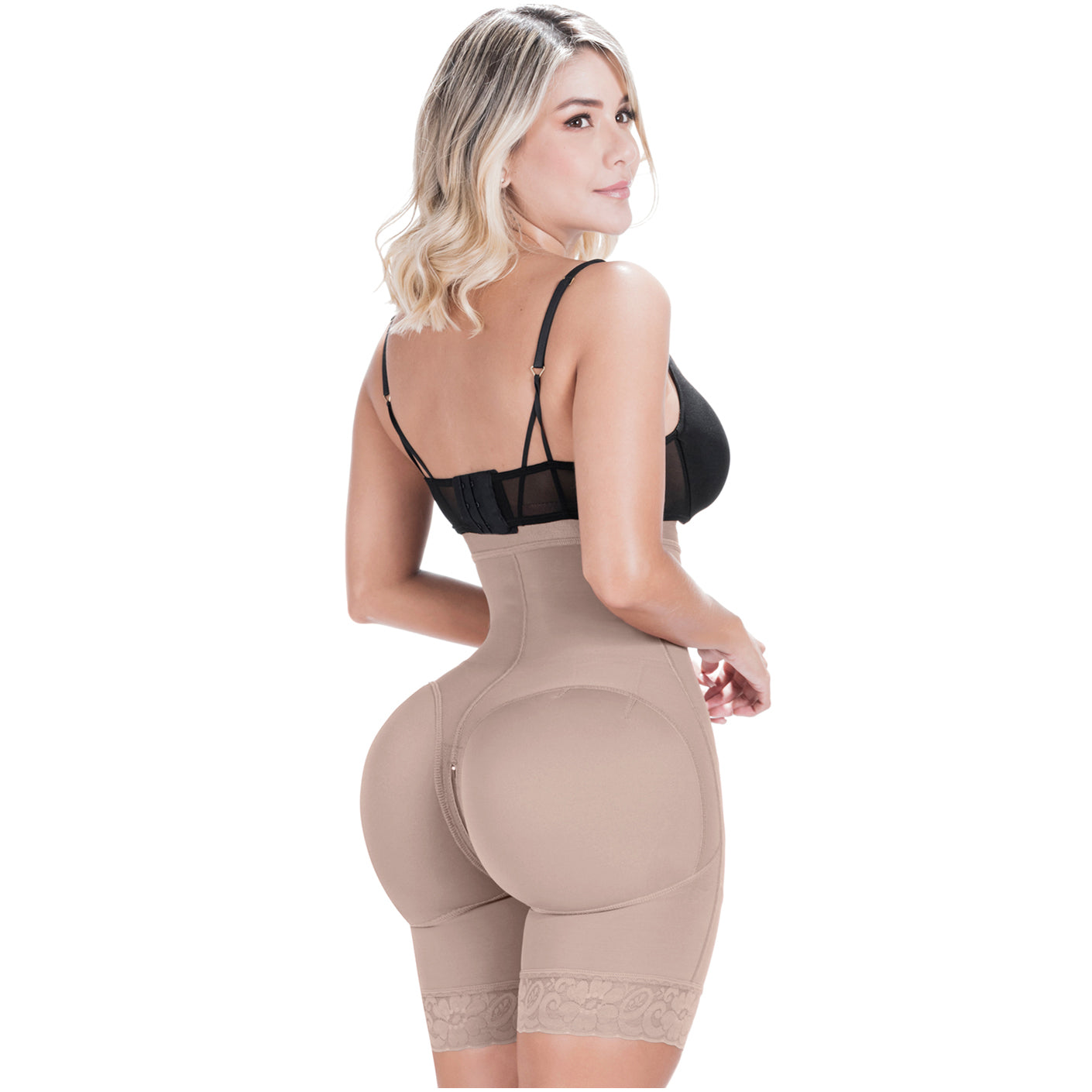 SONRYSE 073ZF High Waisted Shapewear Shorts | Daily Use Butt Lifting Garment