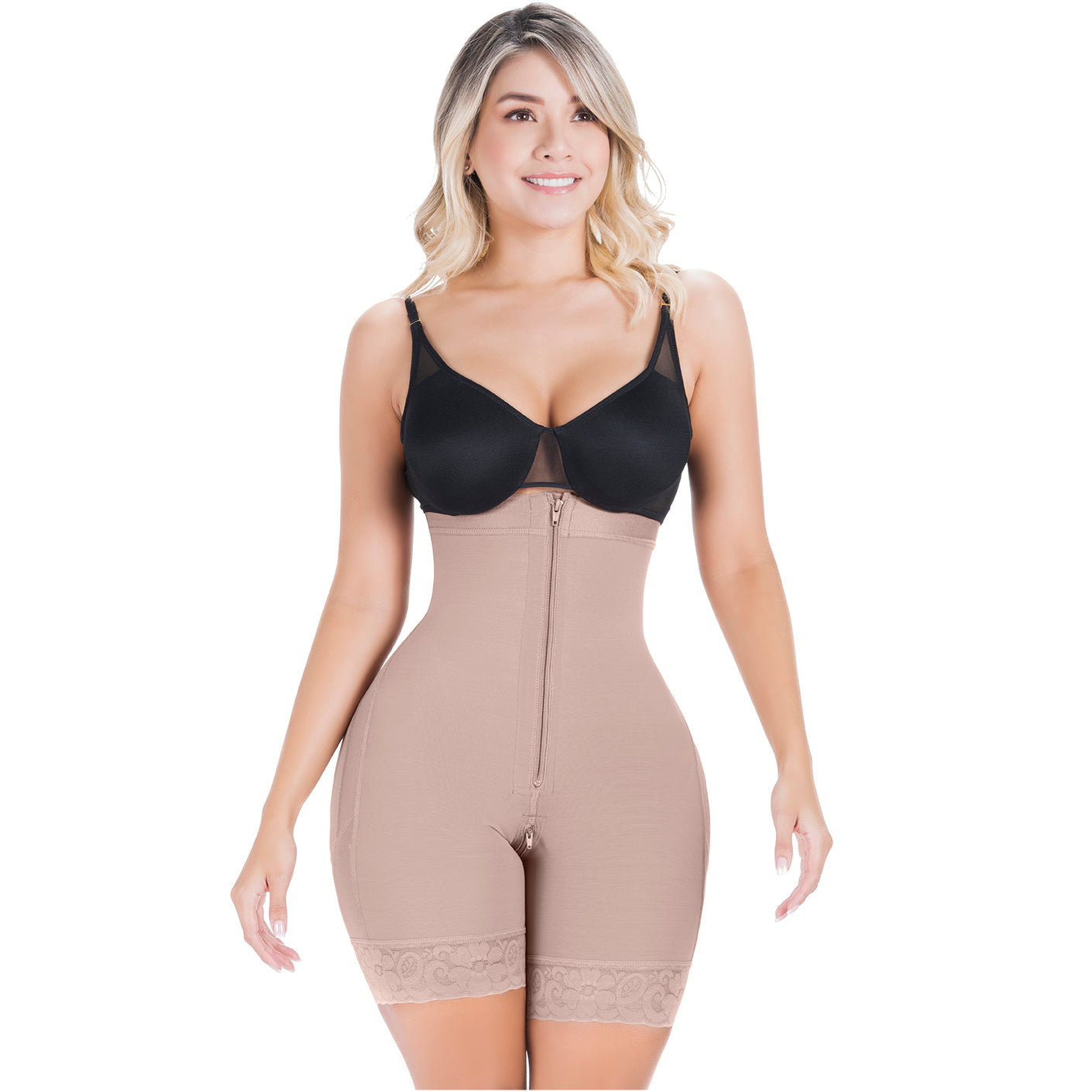 SONRYSE 073ZF High Waisted Shapewear Shorts | Daily Use Butt Lifting Garment